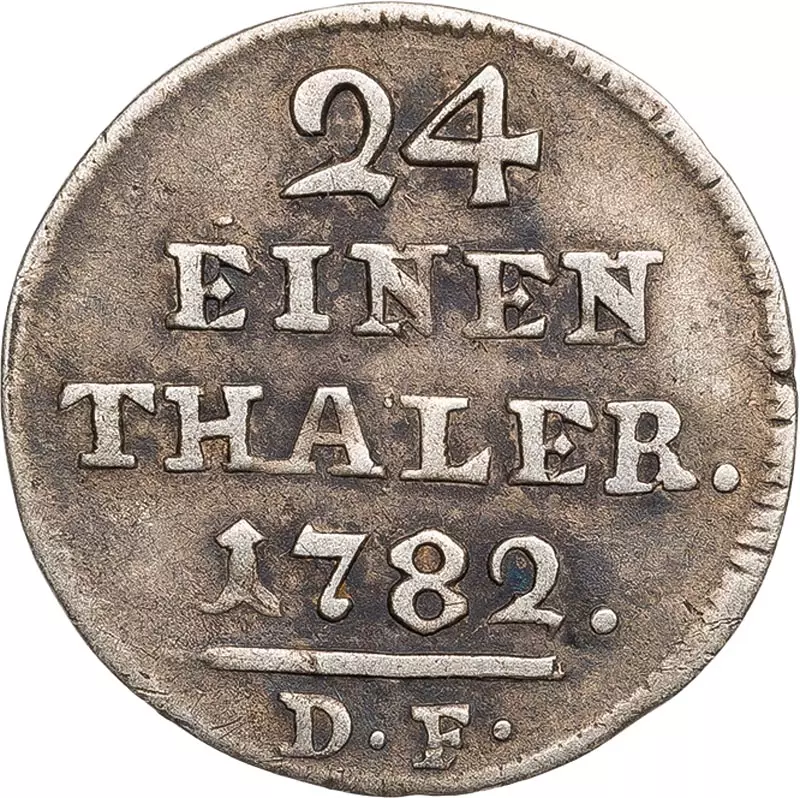1/24 Taler Hessen-Kassel Landgraf Friedrich II. 1782-1785