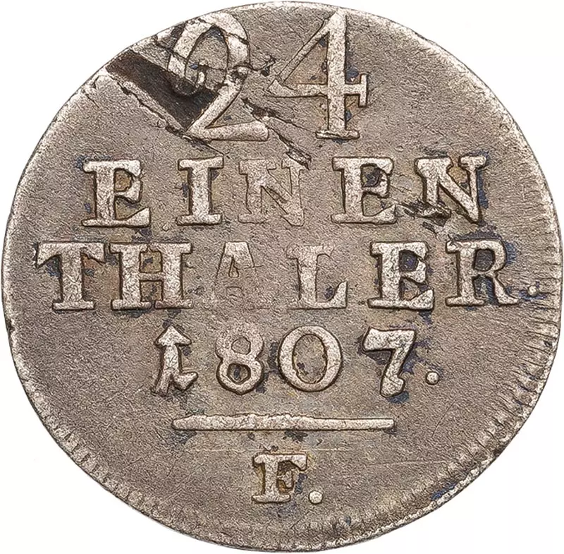 1/24 Taler Hessen-Kassel Kurfürst Wilhelm I. 1803-1807