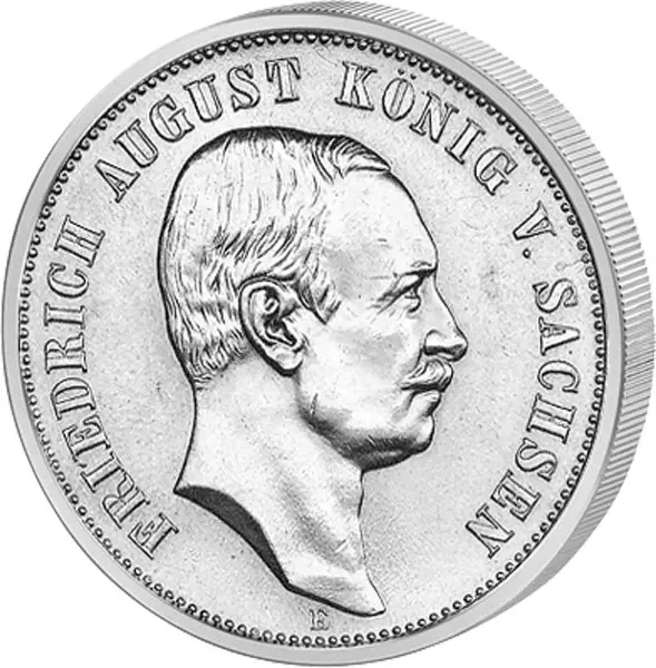 2 Mark Sachsen König Friedrich August III. 1905-1914
