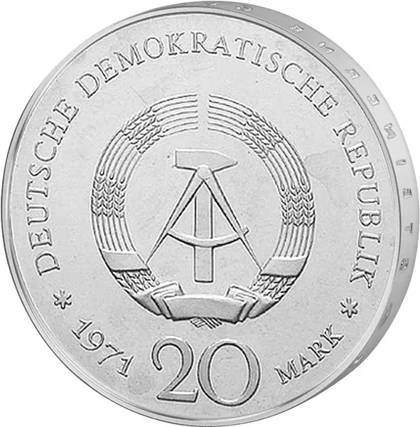 20 Mark DDR Heinrich Mann 1971 vorzüglich