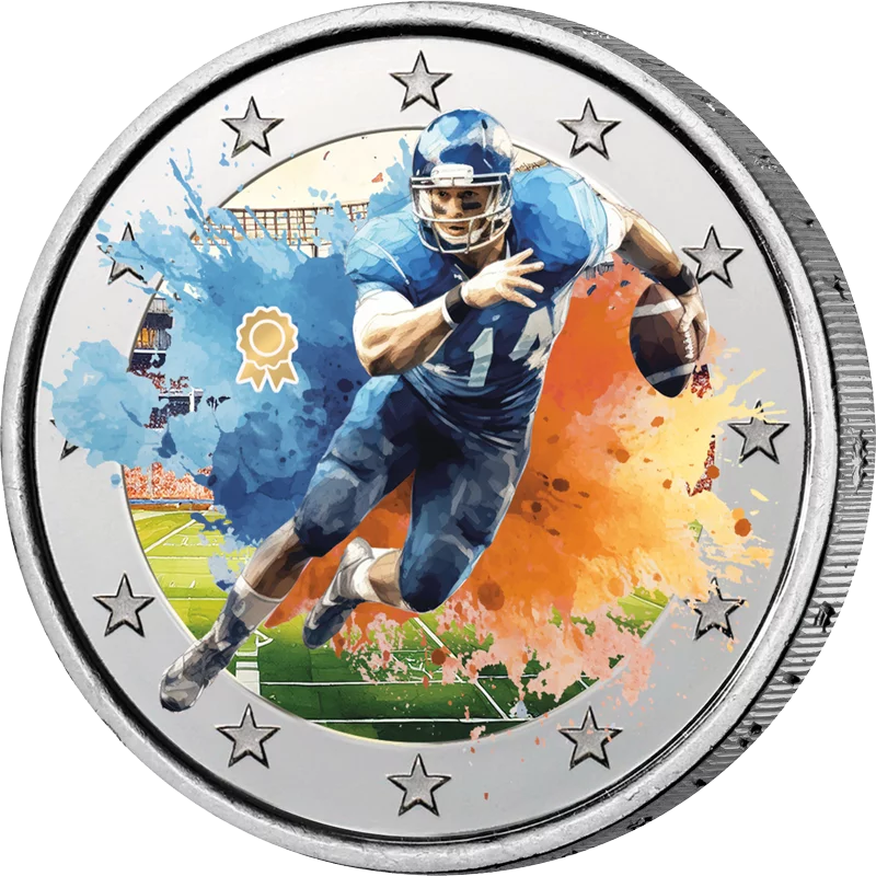 2-Euro-Künstlerausgabe Sport American Football 2-Euro-Künstlerausgabe Sport American Football