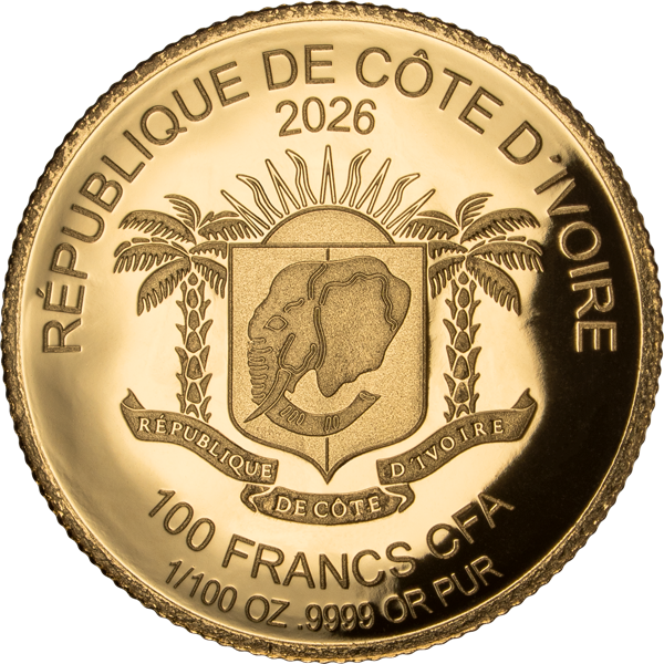 100 Francs Elfenbeinküste Das Alte Testament - Bundeslade 2026