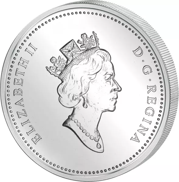 1 Dollar Kanada 100 Jahre Eishockey-Stanley Cup 1993 Polierte Platte