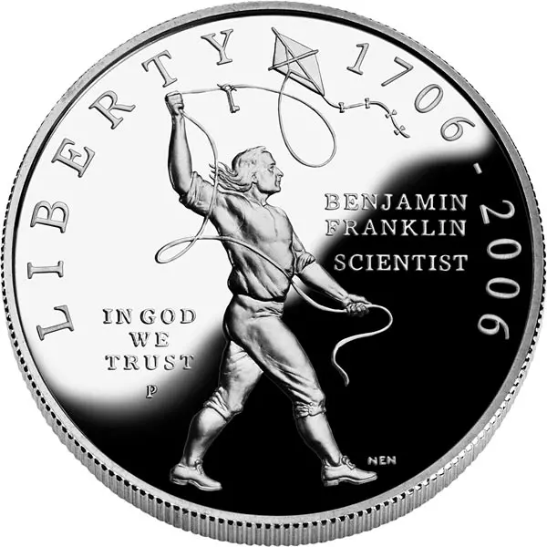 1 Dollar USA Benjamin Franklin Wissenschaftler 2006