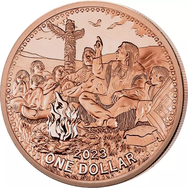 1 Dollar USA Mesa Grande Erzähler 2023