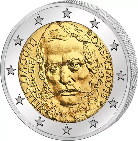 2 Euro Slowakei 200. Geburtstag von Ludovit Stúr 2015