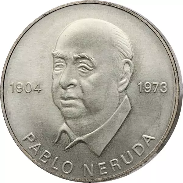 Gedenkmedaille DDR Pablo Neruda 1973