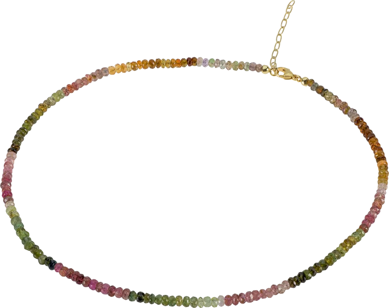 Collier mit Multi Turmalin