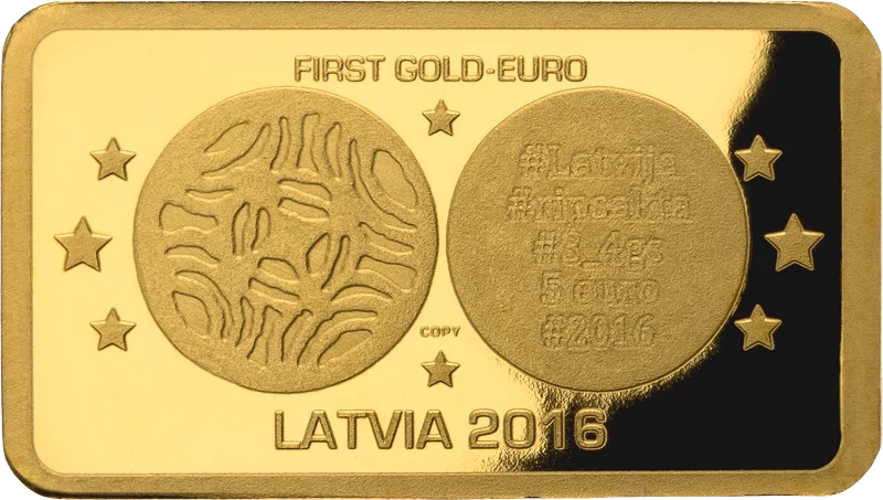 100 Francs Elfenbeinküste History of Gold Euros - Lettland 2024