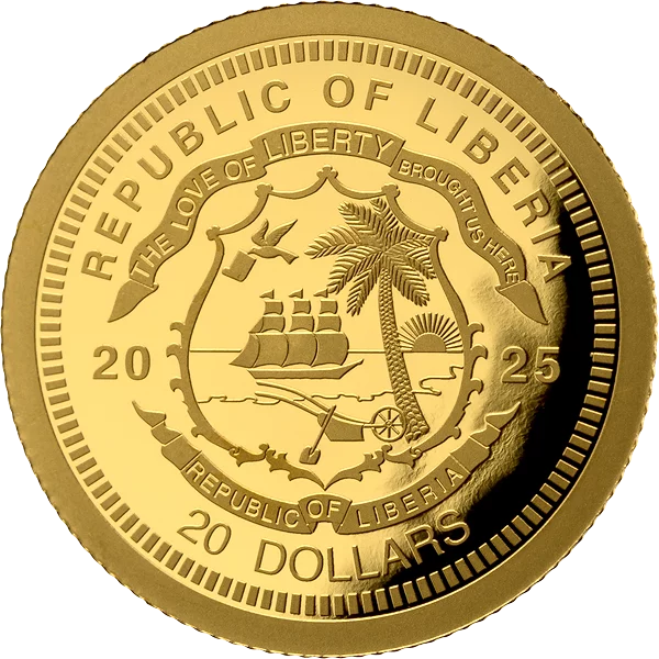 20 Dollars Liberia Animal Invest - Leopard 2025 20 Dollars Liberia Animal Invest - Leopard 2025