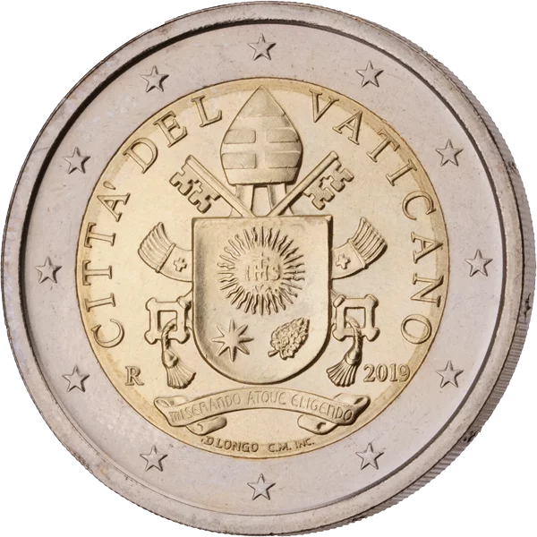 Euro-Kursmünzensatz Vatikan 2019 Ersttags-Edition
