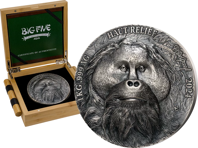 10.000 Francs Elfenbeinküste Big Five Asia - Orang Utan 2024