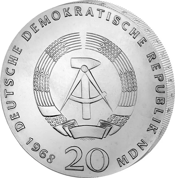 20 Mark DDR Karl Marx 1968