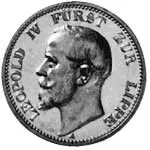 3 Mark Lippe-Detmold Fürst Leopold IV. 1913 3 Mark Lippe-Detmold Fürst Leopold IV. 1913