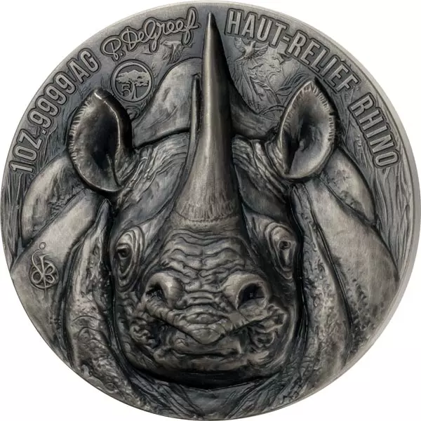 1.000 Francs Elfenbeinküste Big Five Rhinozeros 2024