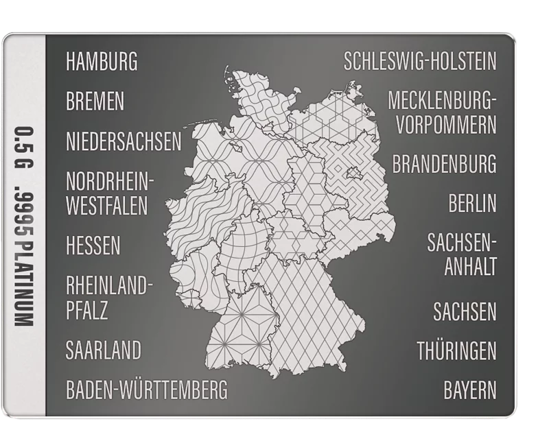 Platinbarren Deutsche Bundesländer Schleswig-Holstein 2025