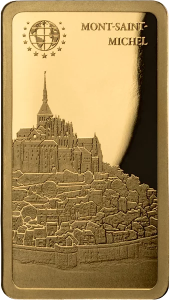 Goldbarren Unified Nations Welterbestätten II - Mount St. Michel