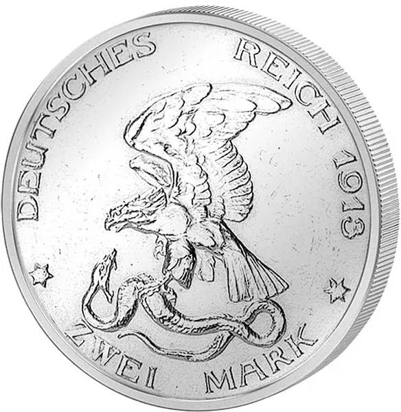 2 Mark Preußen Befreiungskriege 1913 vorzüglich 2 Mark Preußen Befreiungskriege 1913 vorzüglich