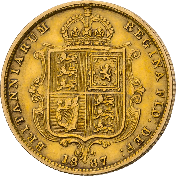 1/2 Sovereign Großbritannien Queen Victoria 1887-1893