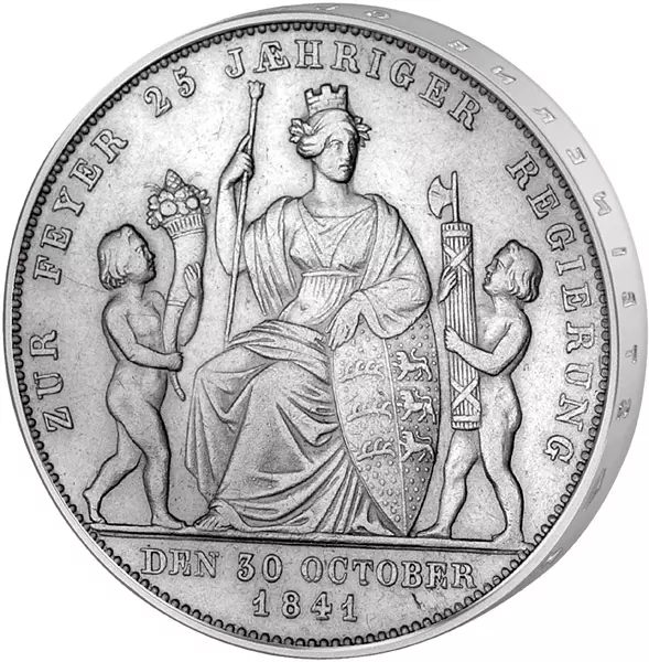 Gedenkgulden Württemberg König Wilhelm I. 1841