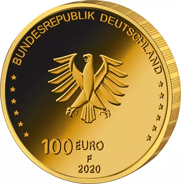 100 Euro BRD Einigkeit 2020 Stempelglanz