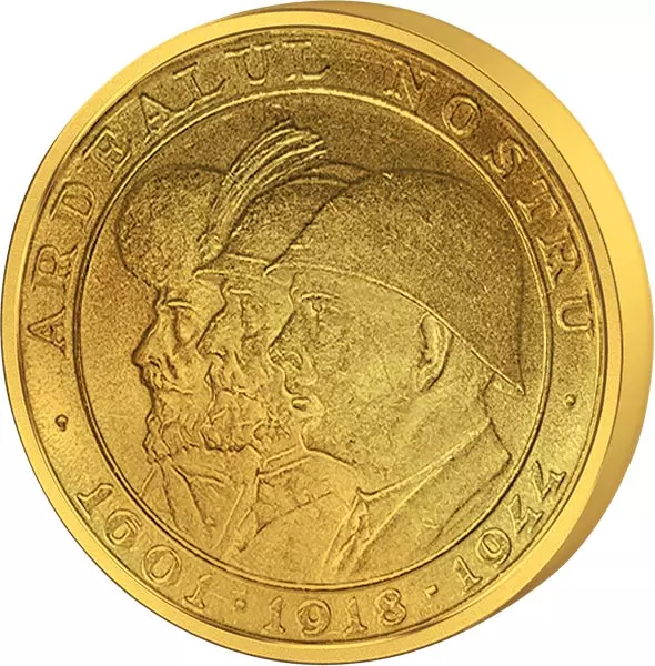 20 Lei Rumänien Rumänische Herrscher Mihai, Ferdinand I. und Mihai I. 1944