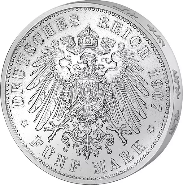2 Mark Bayern König Otto 1891-1913