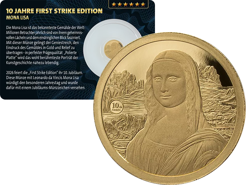 1.000 Francs Gabun First Strike Edition Mona Lisa 2026