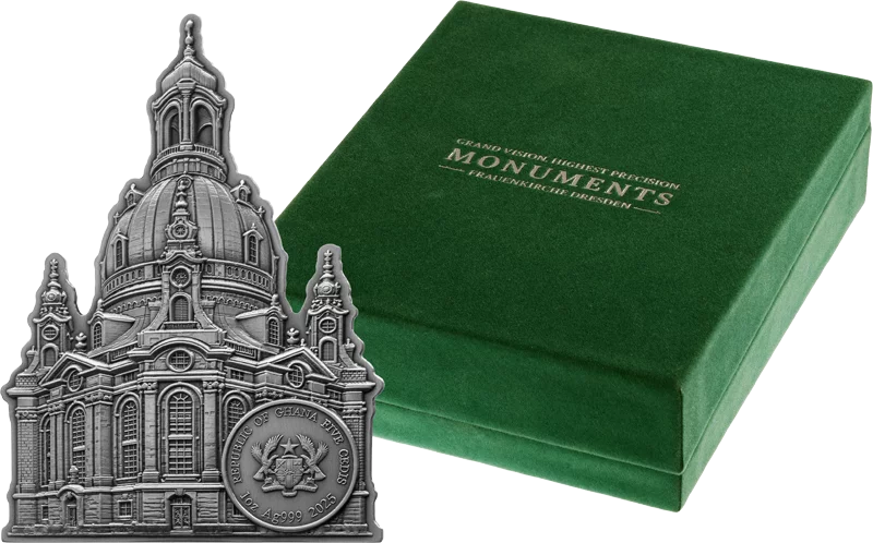 5 Cedis Ghana Monuments - Dresdner Frauenkirche 2025