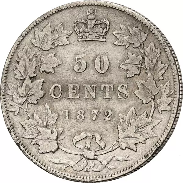50 Cents Kanada Königin Victoria 1870 - 1901