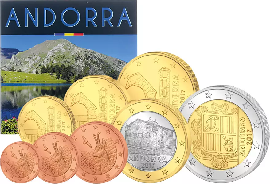 Euro-Kursmünzensatz Andorra 2017