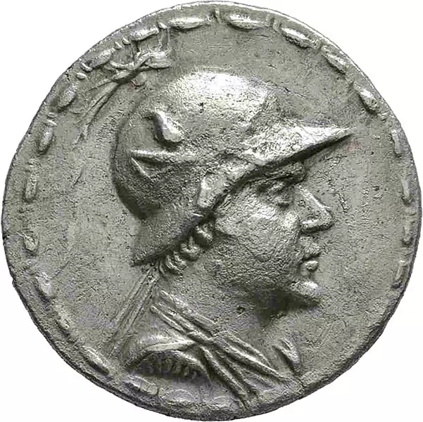Tetradrachme Baktrien König Eukratides I. 171 v. Chr. - 135 v. Chr.