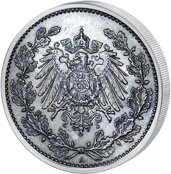 50 Pfennig Deutsches Kaiserreich - Großer Adler 1896-1903 sehr schön