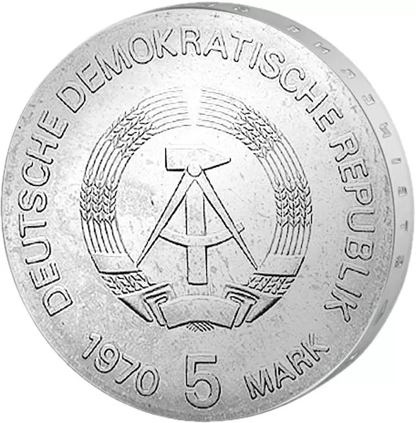 5 Mark DDR Wilhelm Conrad Röntgen 1970