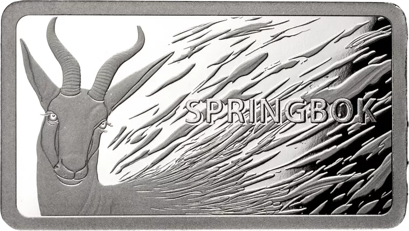 Platinbarren Platinum Legends Real Art Edition - Springbock 2026