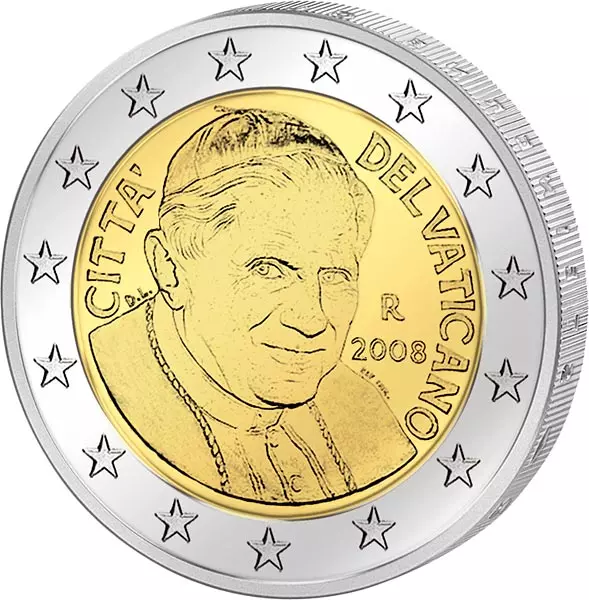 Euro-Kursmünzensatz Vatikan 2008 Ersttags-Edition