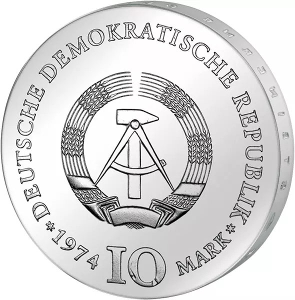 10 Mark DDR Caspar David Friedrich 1974 Stempelglanz