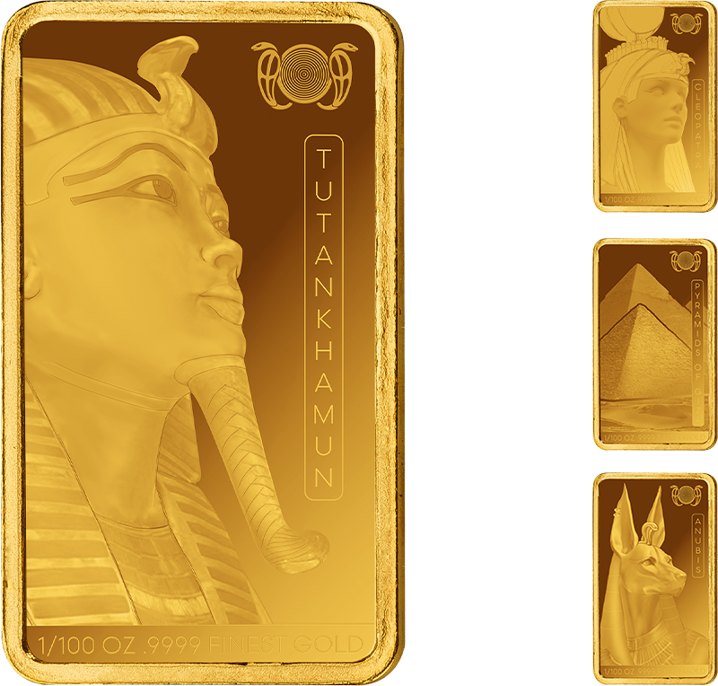 Goldbarren-Kollektion: Ancient Egypt