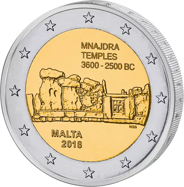 2 Euro Malta Mnajdra 2018
