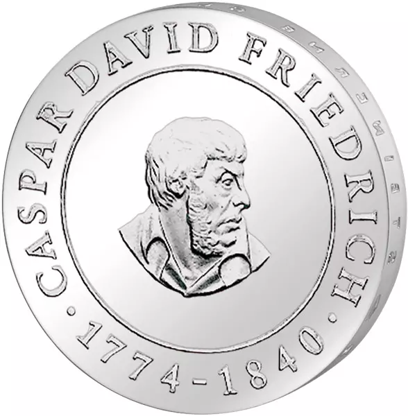 10 Mark DDR Caspar David Friedrich 1974 Stempelglanz
