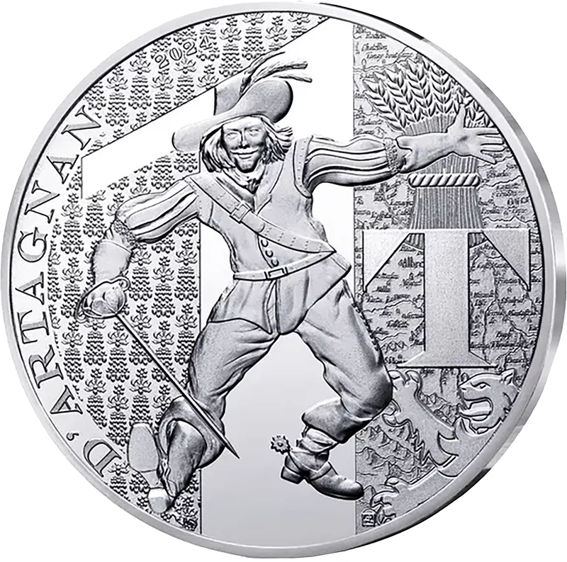 10 Euro Frankreich Die drei Musketiere - D'Artagnan 2024 10 Euro Frankreich Die drei Musketiere - D'Artagnan 2024