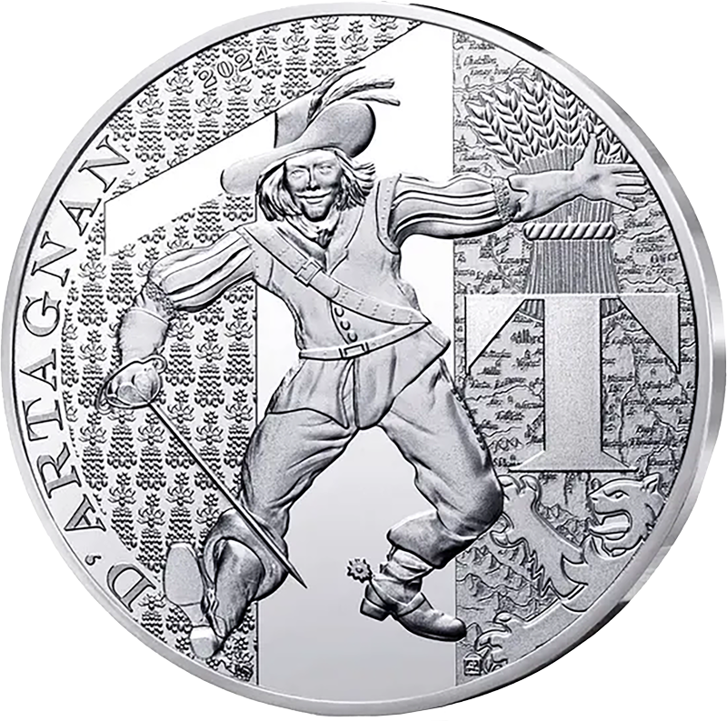 10 Euro Frankreich Die drei Musketiere - D'Artagnan 2024