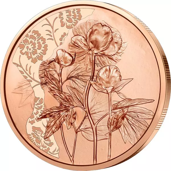10 Euro Österreich Mit der Sprache der Blumen - Pfingstrose 2024