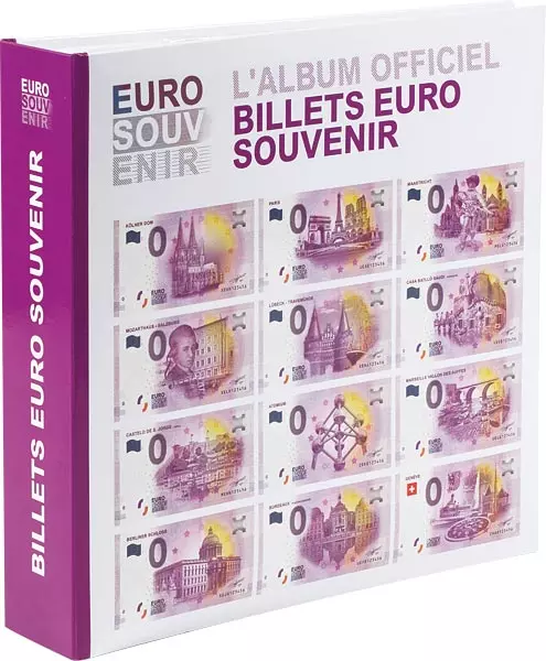 Sammelalbum für 200 x 0-Euro-Banknoten