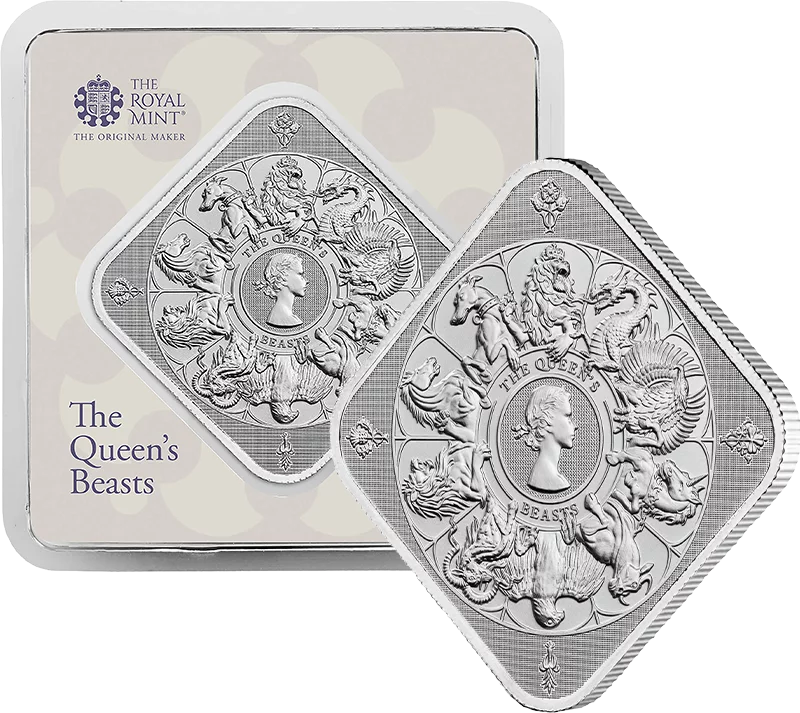 1 Unze Silber Großbritannien The Queen's Beasts
