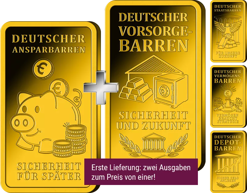 Goldbarren-Flatrate: Deutsche Finanzbarren