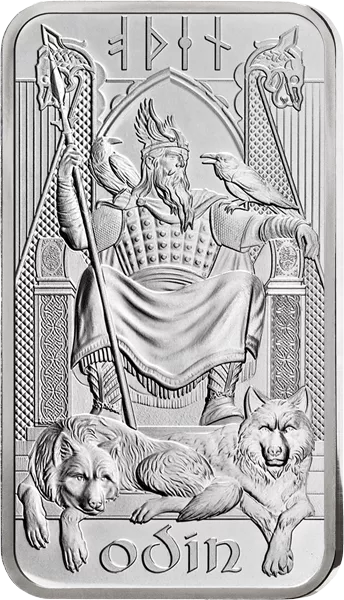 1 Unze Silberbarren Odin