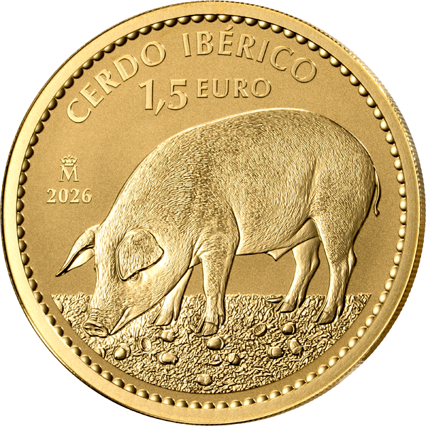 1,5 Euro Spanien Iberisches Schwein 2026