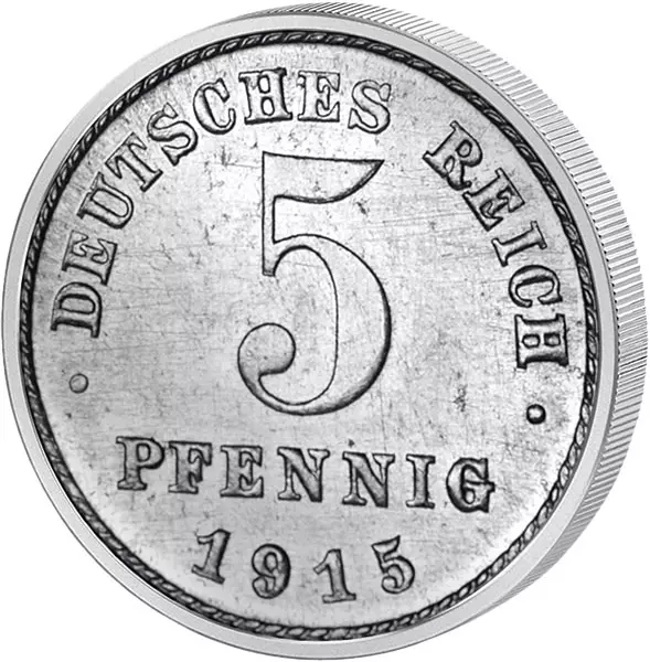 5 Pfennig Weimarer Republik Adler 1915-1918