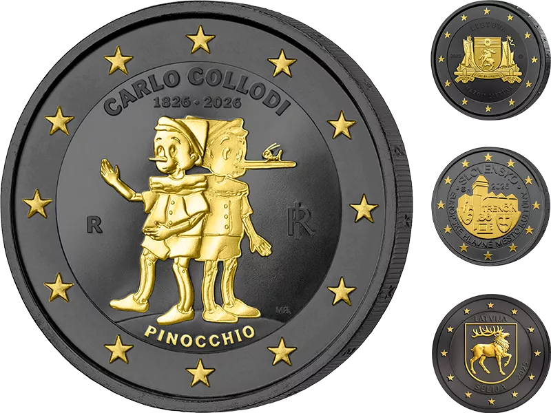 Golden-Enigma-Kollektion: 2-Euro-Premiumausgaben